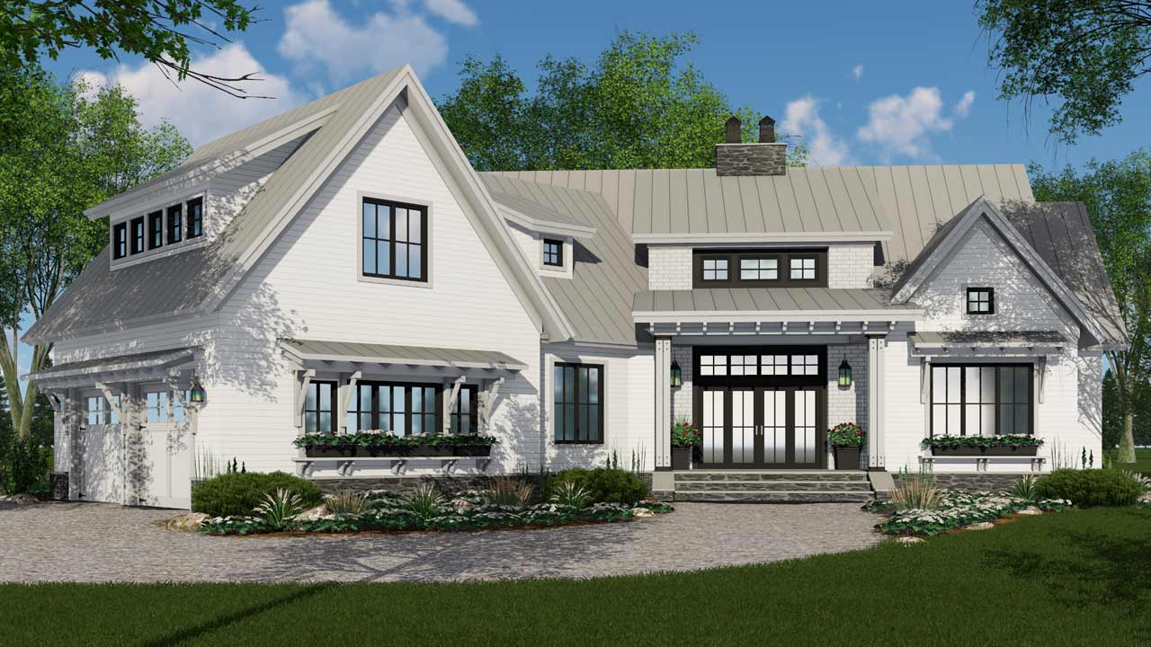 What are the sources of farmhouse plan inspiration?