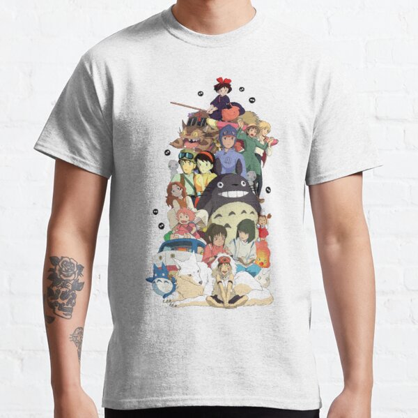 Honor Studio Ghibli by shopping for the best collection of t-shirts online